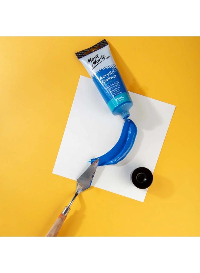 Mont Marte Deep Cyan Acrylic Paint 75 ML Tube