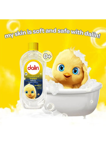 DALIN O+ Comfort & Happy Vanilla Baby Oil 200 ML