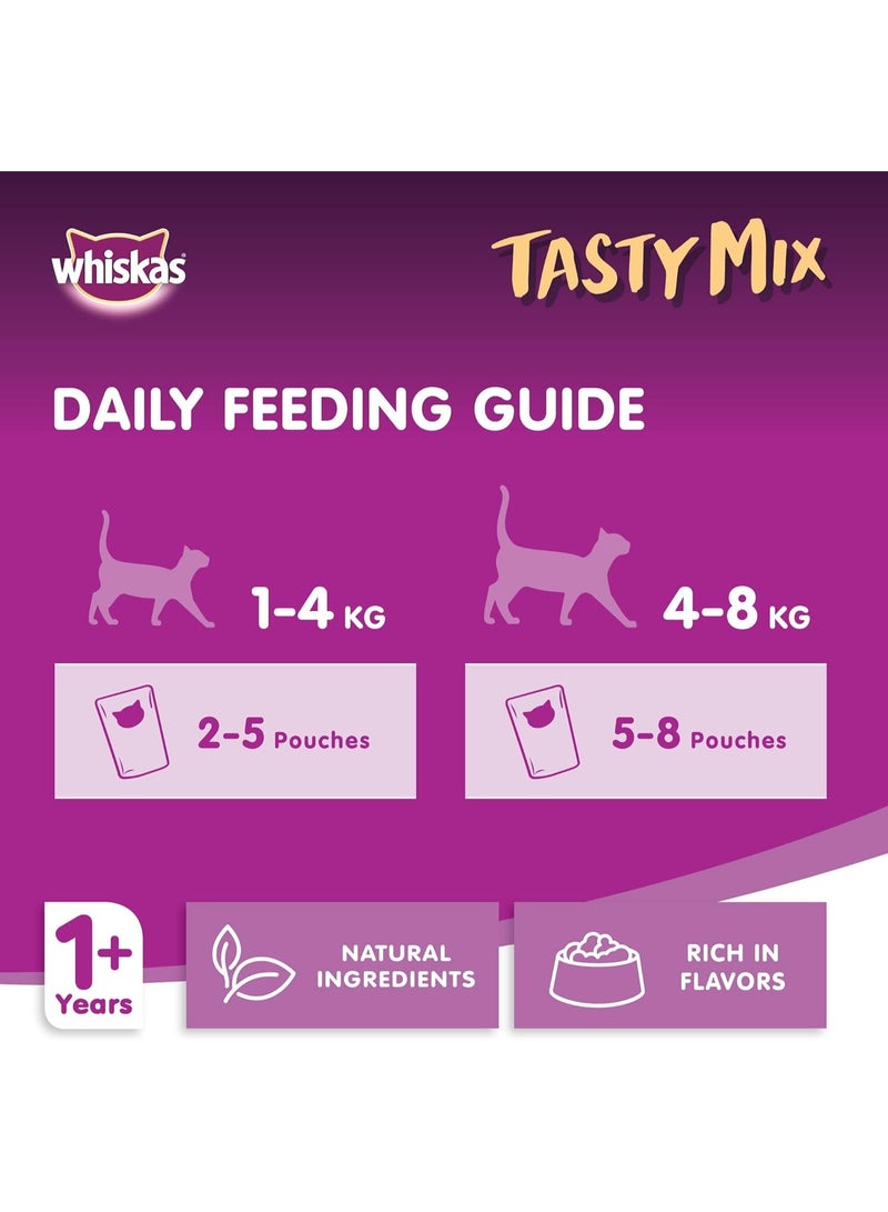 Whiskas Tasty Mix Tuna & Crab 70G x 4