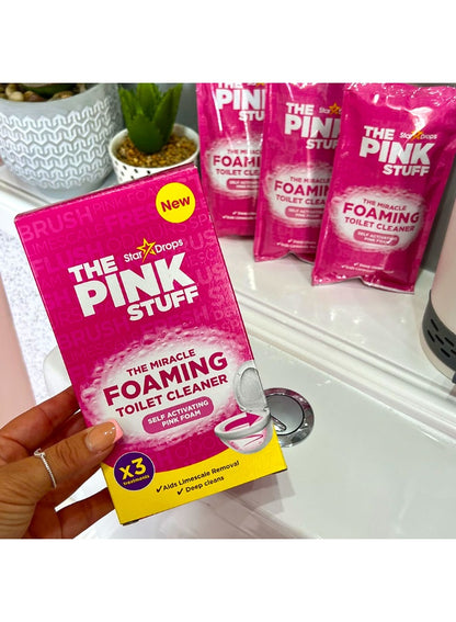 activating pink, activating pink foam, foaming toilet, foaming toilet cleaner, miracle power, miracle power foaming, pink foam, pink stuff, power foaming, power foaming toilet, self activating, self activating pink, stardrops, toilet cleaner, treatments s
