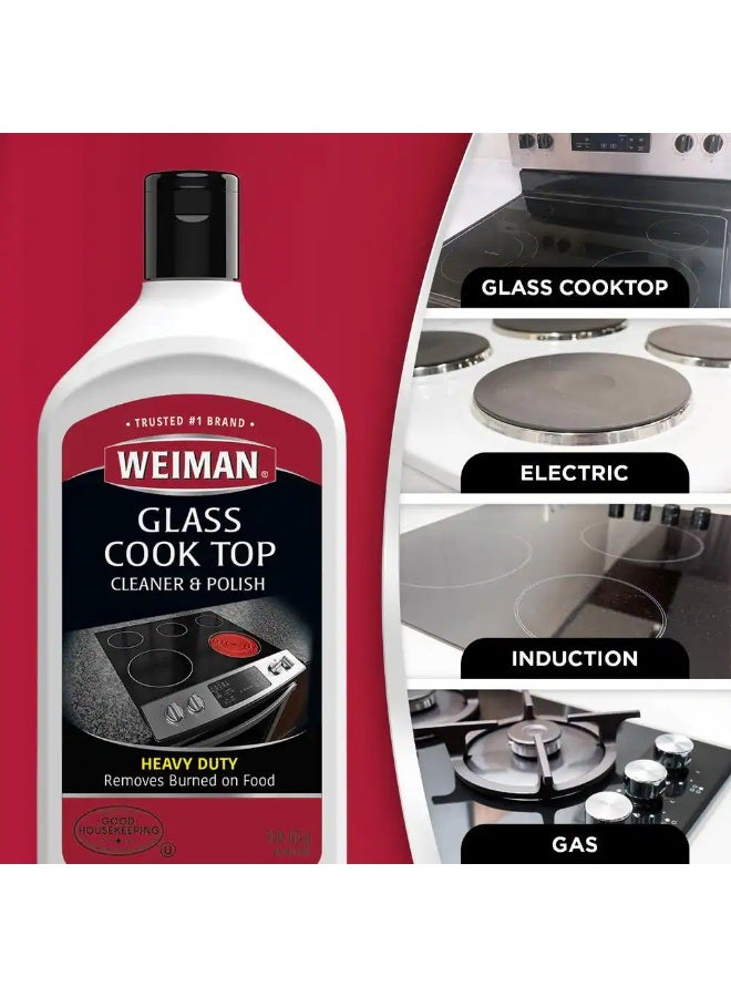Weiman Heavy Duty Glass Cooktop Cleaner & Polish
