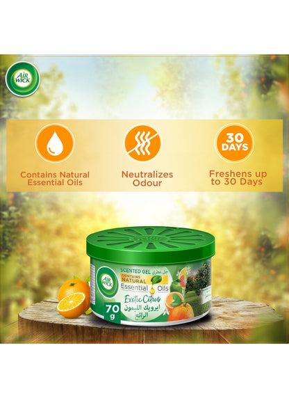 Air Wick Citrus Scented Gel Freshener 70g