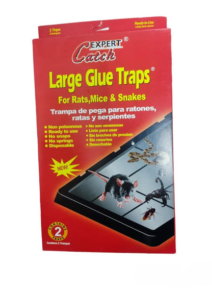 Large Glue Traps for Pests 2pcs Pack - EXPERT Catch