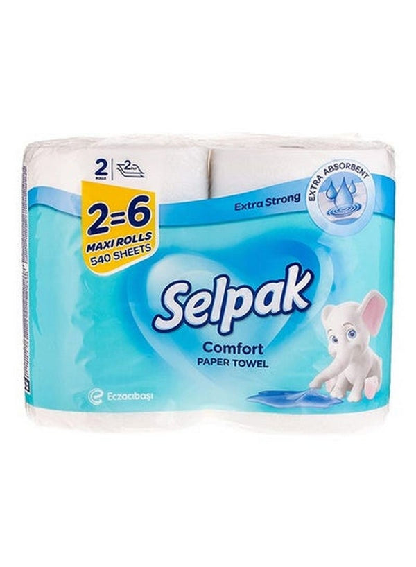 Selpak Paper Towel Comfort Maxi 2 Rolls