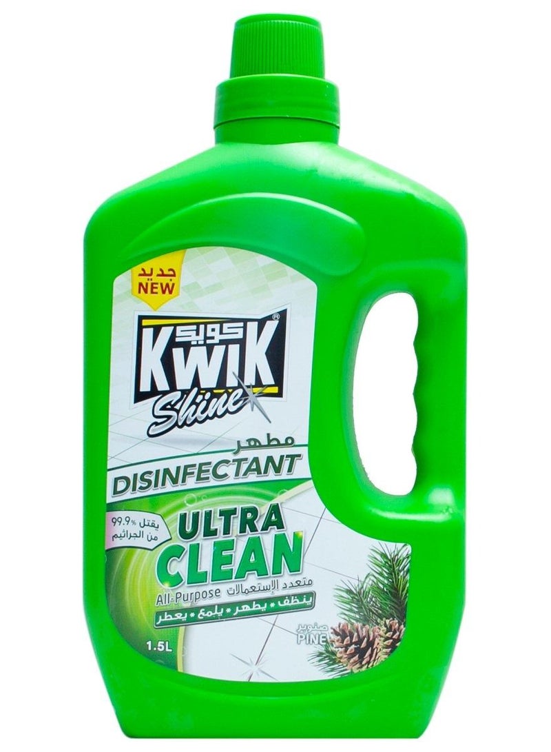 Kwik Shine All Purpose Disinfectant Ultra Clean Pine