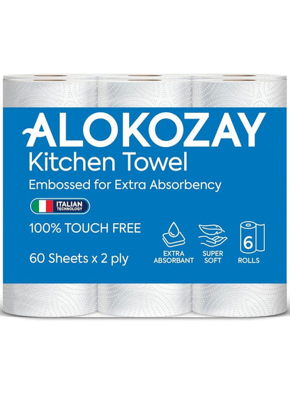 Alokozay Kitchen Towels - Multi-Purpose 6 Rolls