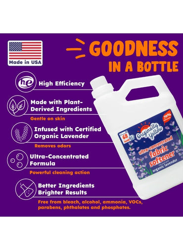 Originally Yellow Ultra-Concentrated Lavender Fabric Softener 1L