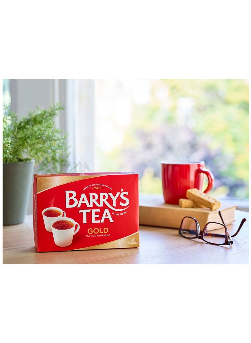 BARRY'S TEA Gold Blend 80 Tea Bags