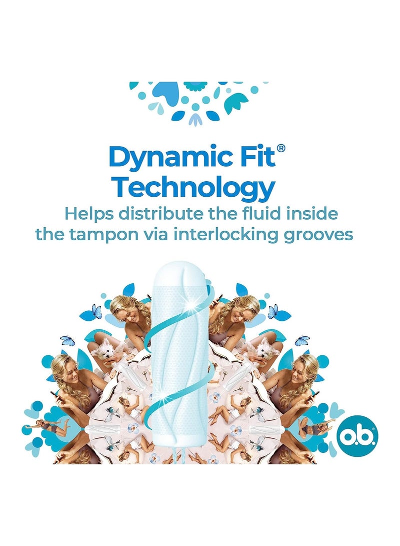 O.B. ProComfort Normal Tampons Pack of 16