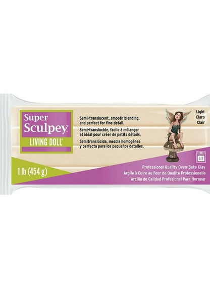 Sculpey Super Sculpey Living Doll Light Flesh 454g