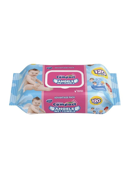 Ultra Compact Baby Wet Wipes 120 Pack - Ultra Compact