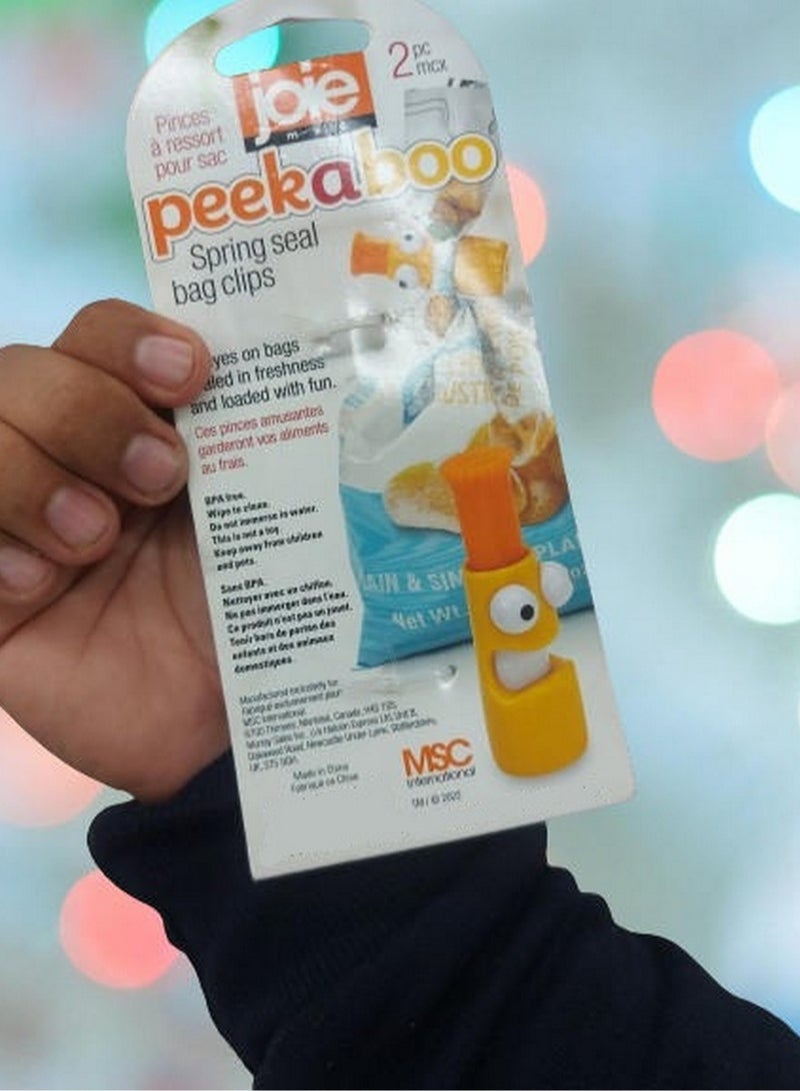Joie Peekaboo Spring Seal Bag Clips