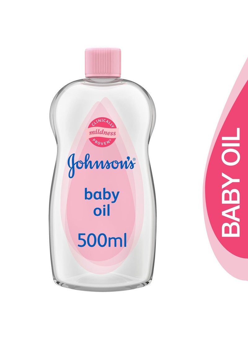 JOHNSON'S Baby Oil 500 ML - Premium Skin Care