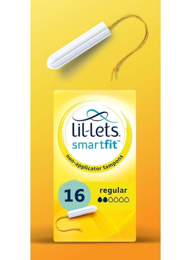 Lil-Lets Smartfit Non-Applicator Tampons 16 Pack
