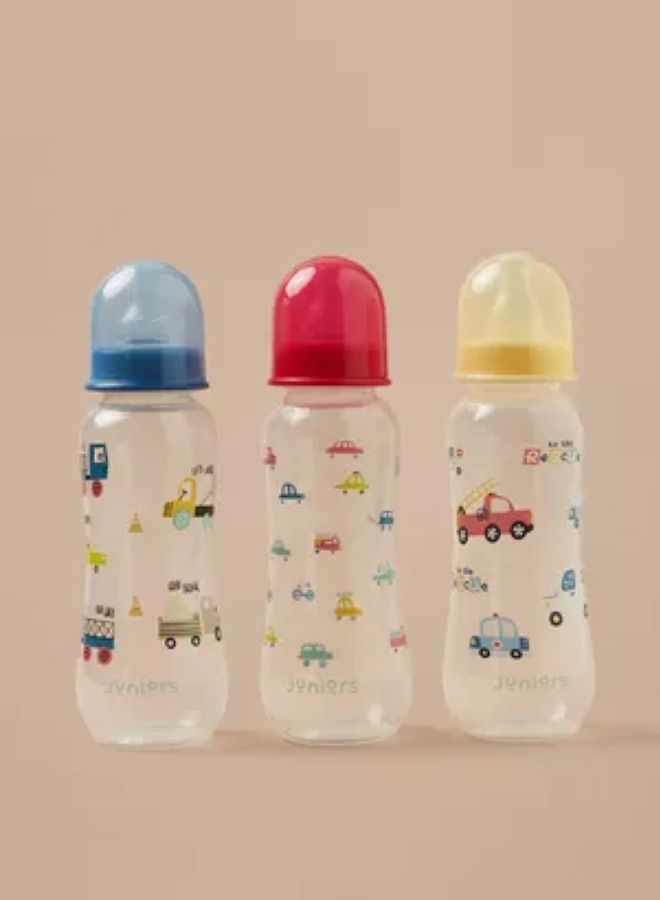 JUNIORS Printed Feeding Bottle Set 250 ML