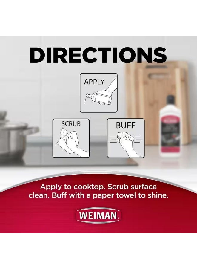 Weiman Heavy Duty Glass Cooktop Cleaner & Polish