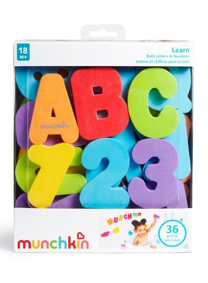 Munchkin 36 Bath Letters and Numbers Toy