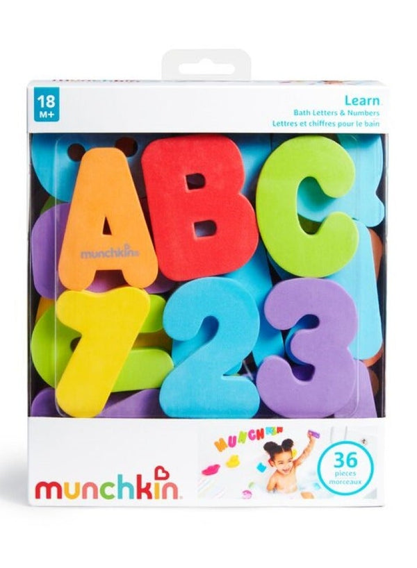 Munchkin 36 Bath Letters and Numbers Toy