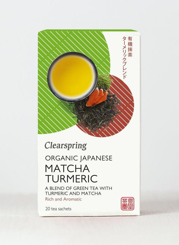 Clearspring Organic Japanese Matcha Turmeric Teabags