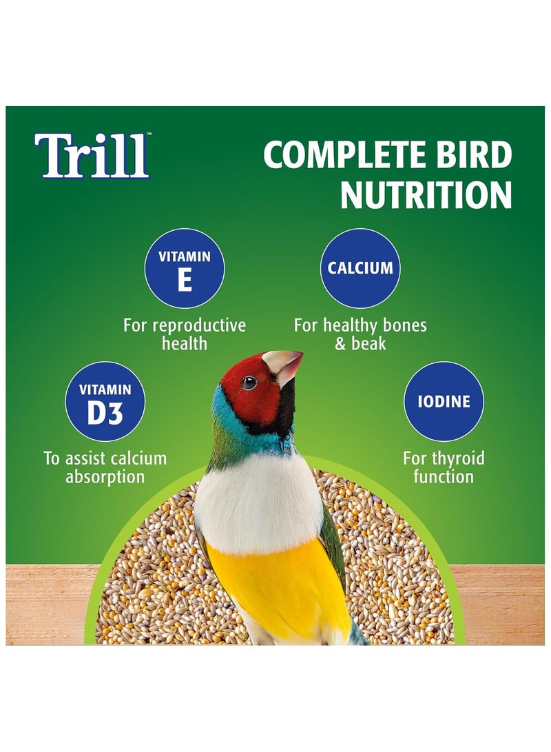 Trill Finch Seed Mix 500g - Premium Bird Food