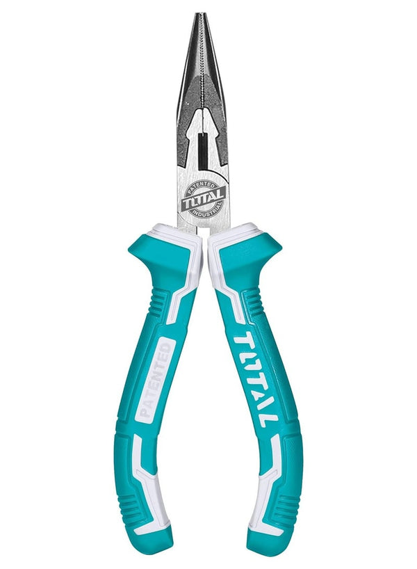 TOTAL Flat Long Nose Plier 6 Inch