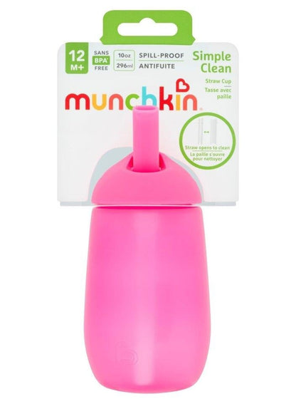 Munchkin Simple Clean Straw Cup 296 ML Pink