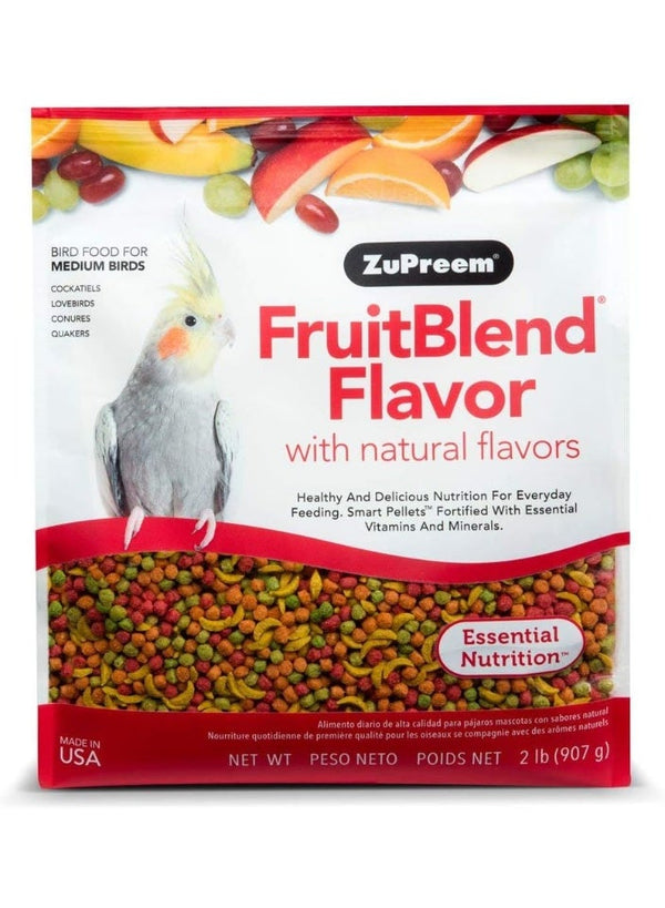ZuPreem Fruitblend Medium Birds Food 907g