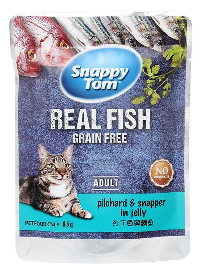 Snappy Tom Catfood Pilchard & Snapper 85g