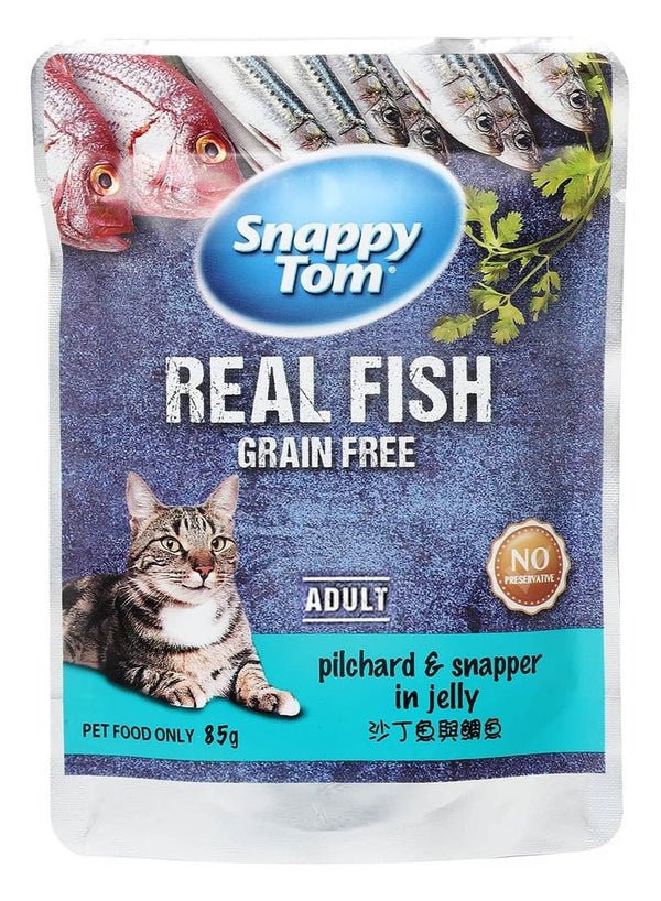 Snappy Tom Catfood Pilchard & Snapper 85g