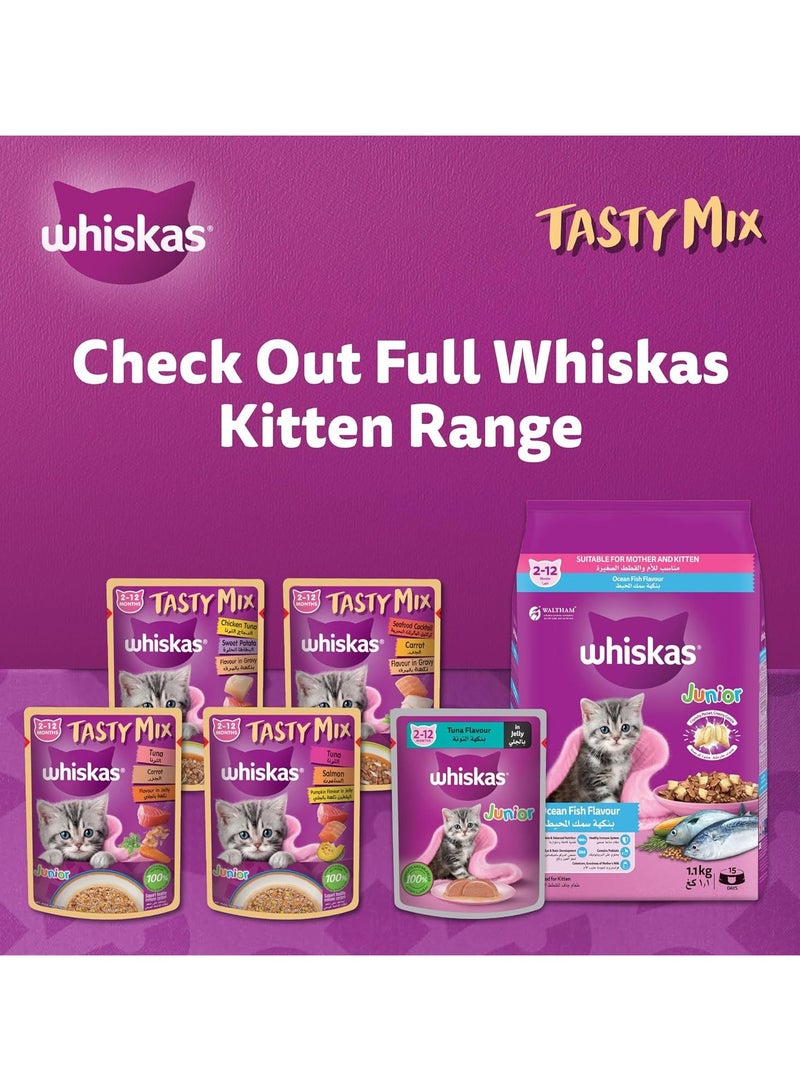 Whiskas Junior Tasty Mix Cat Food 12x70g