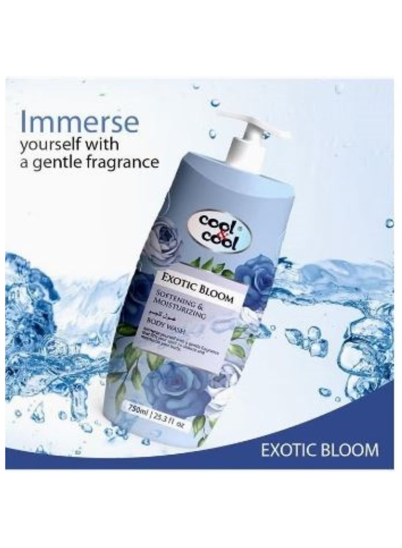 Cool & Cool Exotic Bloom Body Wash 750 ML