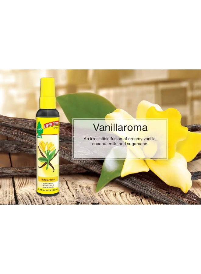 Little Trees Spray Car Air Freshener Vanillaroma 103 ML