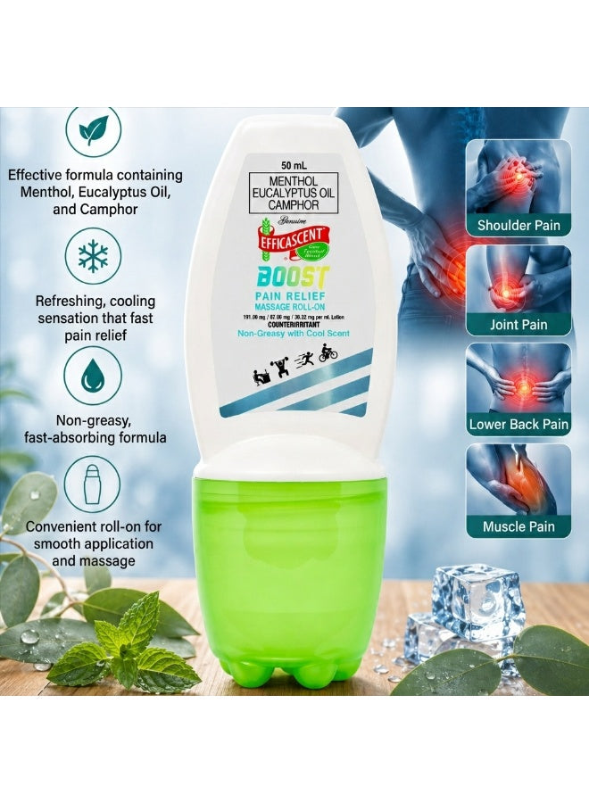 back pain, boost pain, boost pain relief, efficascent, get back, gym bag, knee pain, massage roll-on, natural ingredients, pain knee, pain neck, pain relief, pain relief massage, relief massage, relief massage roll-on