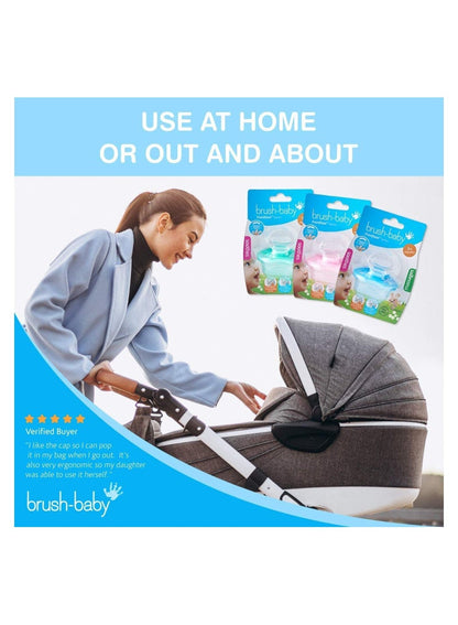 Brush-Baby Front-Ease Teether Blue 3M +