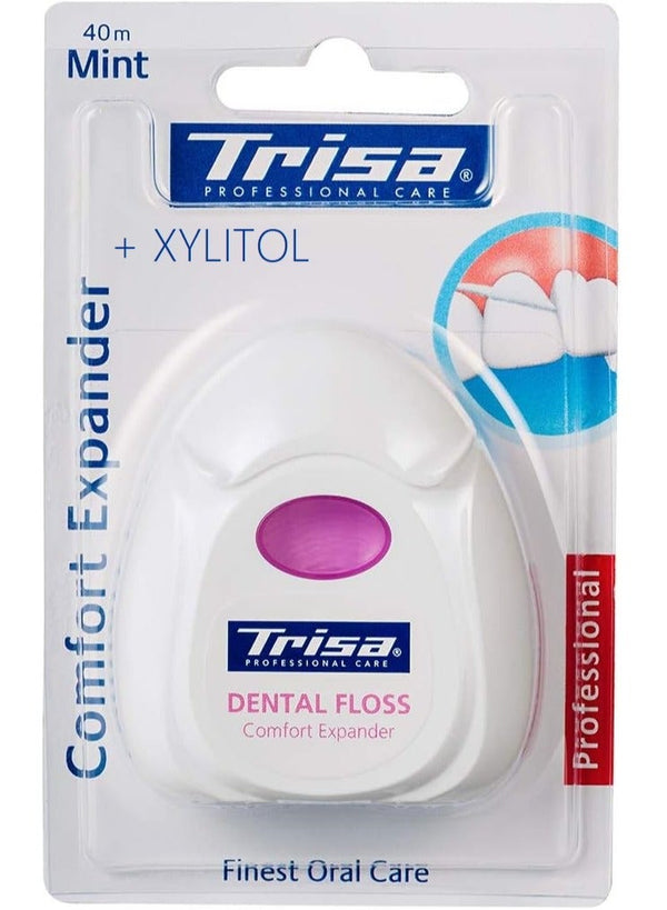 TRISA Dental Floss Comfort Expander Mint 40 M