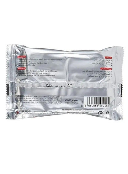 Cool & Cool Mosquito Repellent Wipes 10 Count