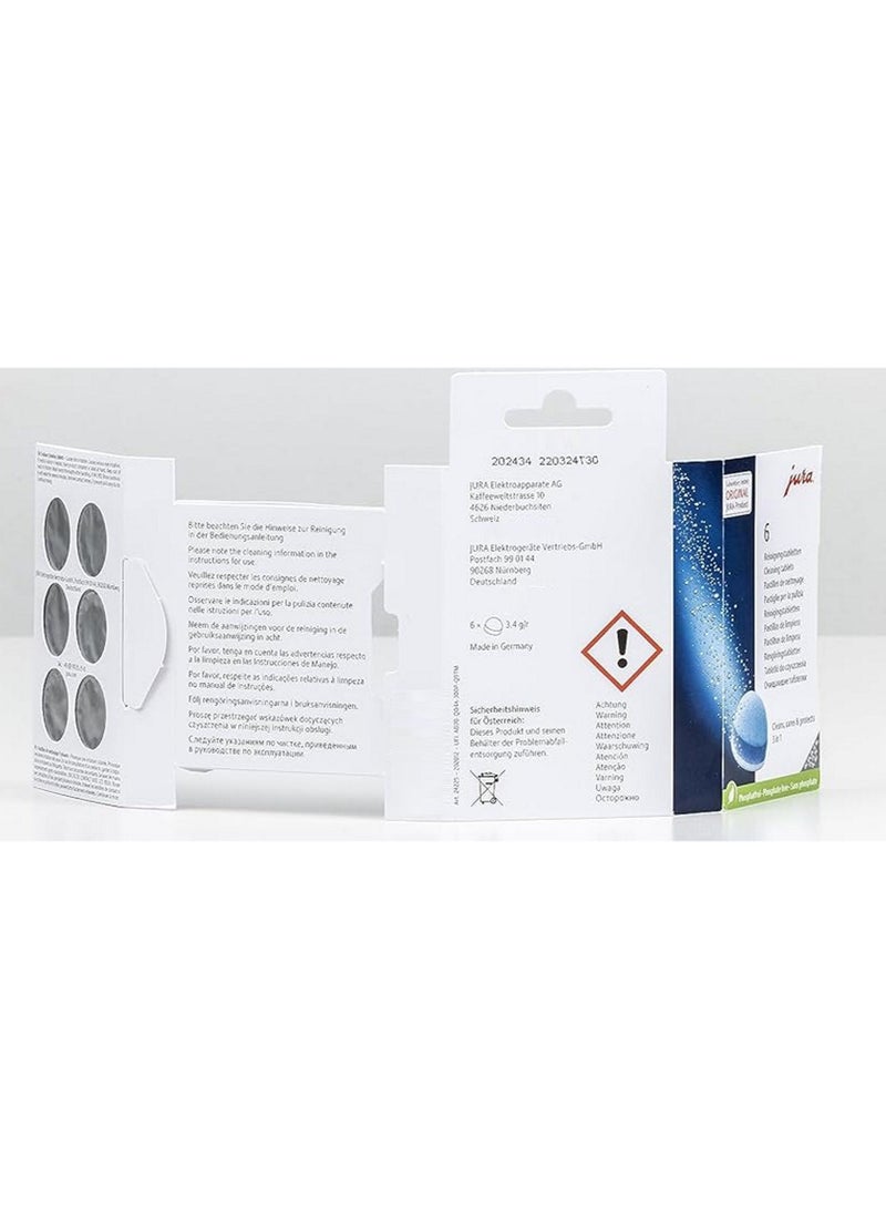 Jura Cleaning Tablets 1X6 Pcs for Perfect Coffee