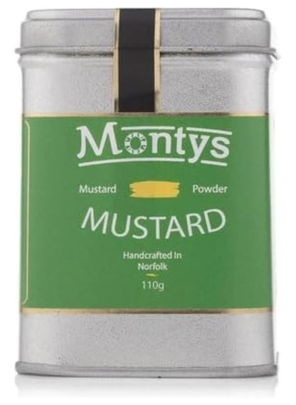Montys Single Estate Mustard Powder 110 G Tin