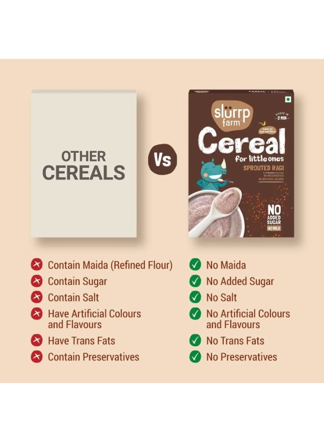 Slurrp Farm Instant Sprouted Ragi Cereal 250G