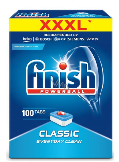 Finish Classic Dishwasher Tablets 100 Pieces