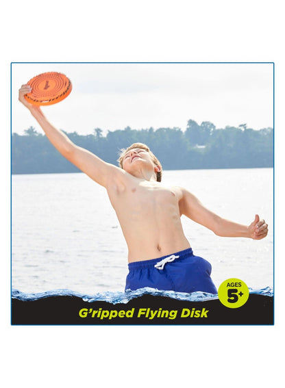 Aqua G'RIPPED Flying Disc 9" - Premium Fun Toy
