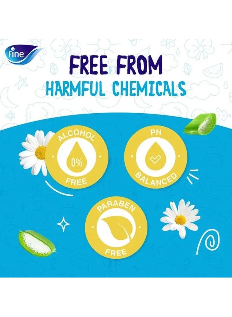 Fine Baby All Body Wipes with Chamomile & Aloe Vera