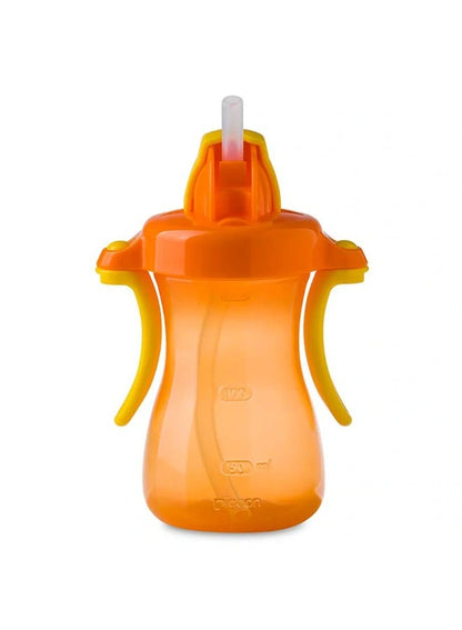 PIGEON Petite Straw Bottle 150 ML Orange