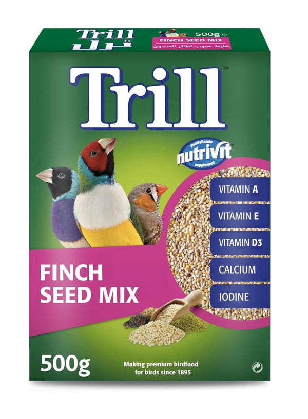 Trill Finch Seed Mix 500g - Premium Bird Food