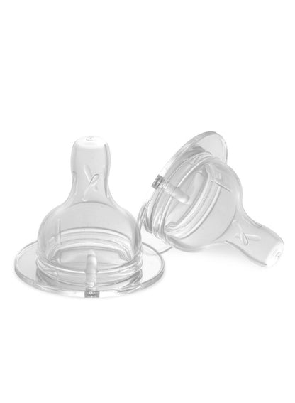 Pur Wide Neck Silicone Nipple Size L - 2 Pcs