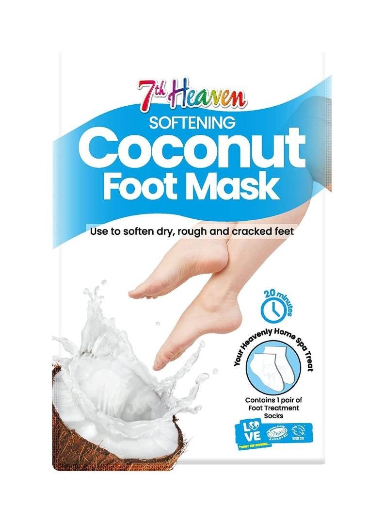 7th Heaven Coconut Foot Mask - Nourishing Care
