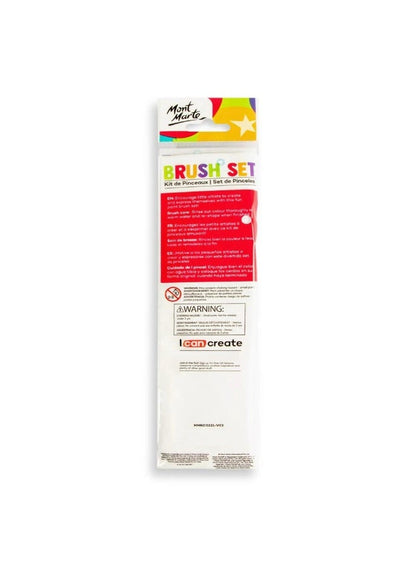 Mont Marte Kids Brush Set 4Pc