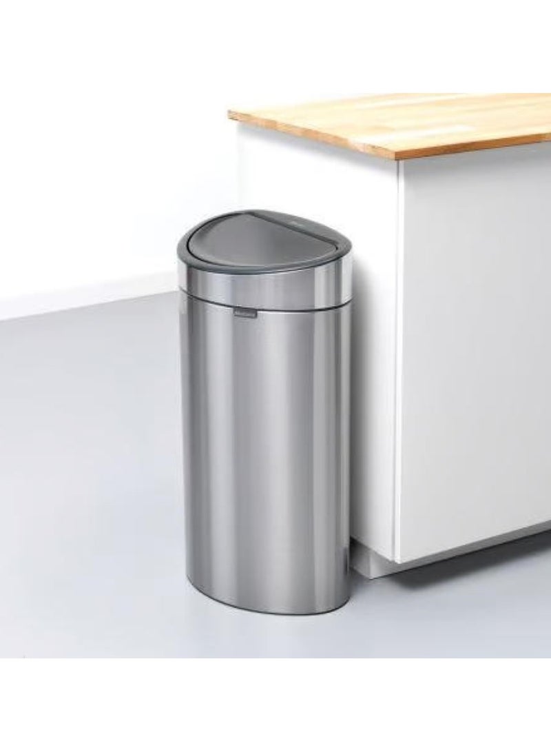 Brabantia Touch Bin 40 Litre Matt Steel