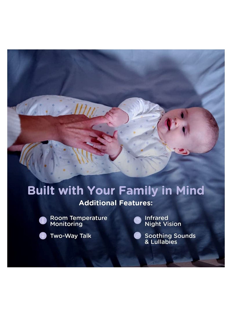 Hubble Connected Nursery Pal Glow Smart Baby Monitor