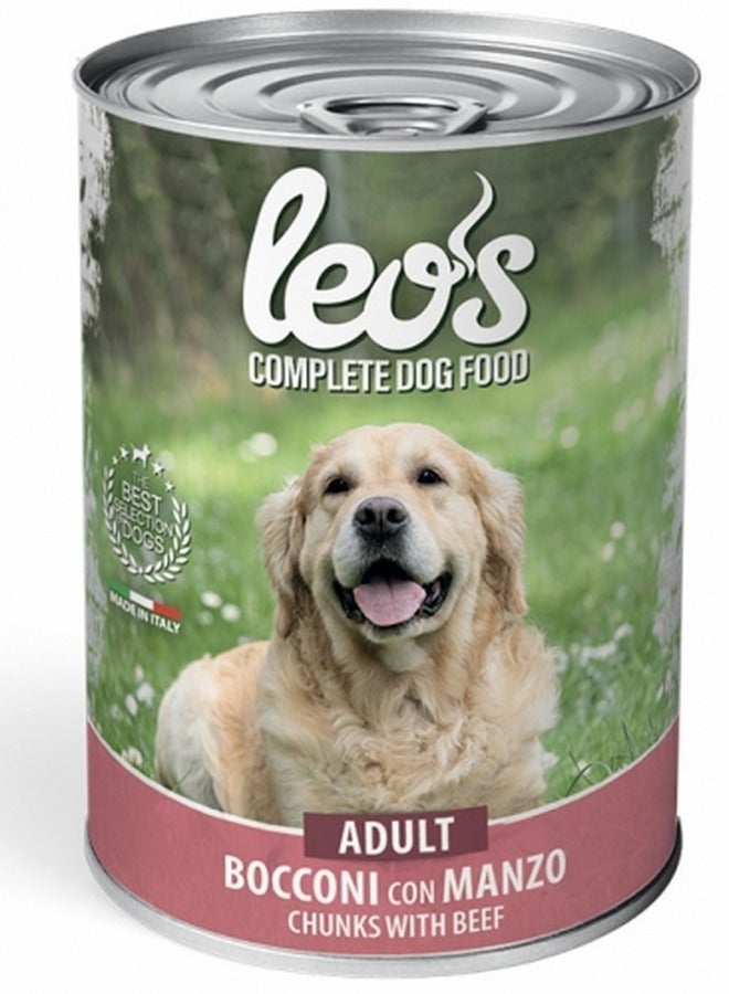 LEOS Complete Dog Food Chunkies With Beef